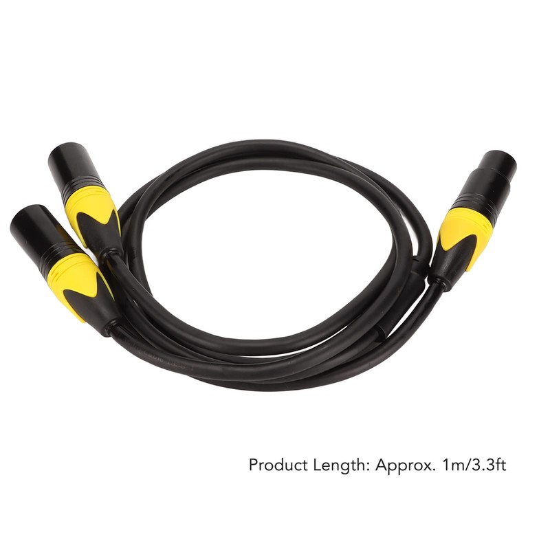 XLR Y Splitter Cable, XLR Splitter Cable Female to 2