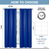 Diraysid Royal Blue Blackout Curtains for Bedroom and Living Room