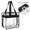 Flowfly Clear Bag Stadium Approved, Clear Beach Lunch Bag for