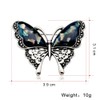 CAREOR 2 Pack Butterfly Brooch Pin Sweater Shawl Clips Faux