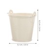 Toyvian Tin Bucket, Metal Bucket, Mini Metal Bucket, Tin Can,