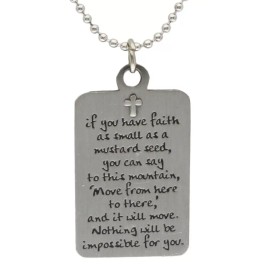Sterling Gifts Mustard Seed Necklace, Tree of Life Necklace, Faith Necklace, Christian Necklace