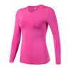 Women's 1 Pack Dry Fit Athletic Compression Base Layer Long