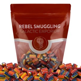 Sour Rainbow Sticks Candy Bulk 1lb Bag by Rebel Smuggling Galactic Emporium