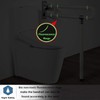 Foldable Toilet Grab Bar 304 Stainless Steel Shower Handrails Anti