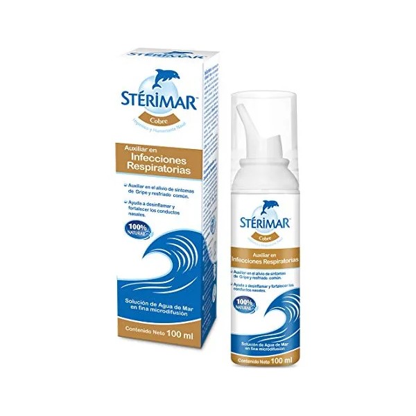 Sterimar Cobre Agua De Mar Para Infecciones Respiratorias 10