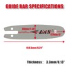 E & S 5 Inch Chainsaw Bar & Chain Combo