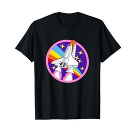 Space Shuttle Rocket Futuro Astronauta Spazio Scienza Nerd Maglietta