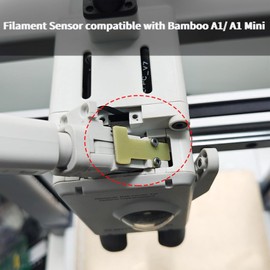 Imdinnogo Filament Sensor Kit(2Pcs) for BambuLab A1/ A1 Mini: Hall Board Replacement with FPC Cable for Detecting Supply Status of Consumables in Hotend Extruder 3D Printer Accessories