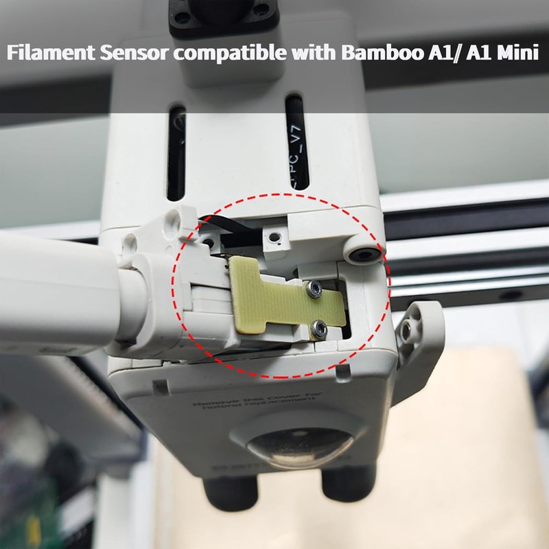 Imdinnogo Filament Sensor Kit(2Pcs) for BambuLab A1/ A1 Mini: Hall