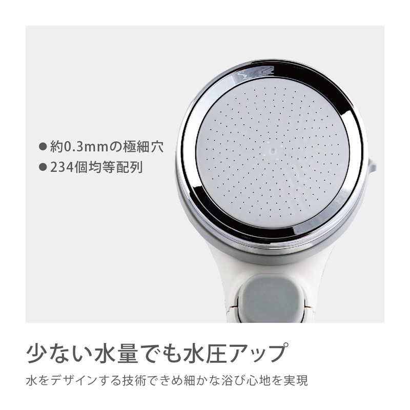 Takagi JSB222 Shower Head, Water Purifier, Chlorine Removal, Water Saving,