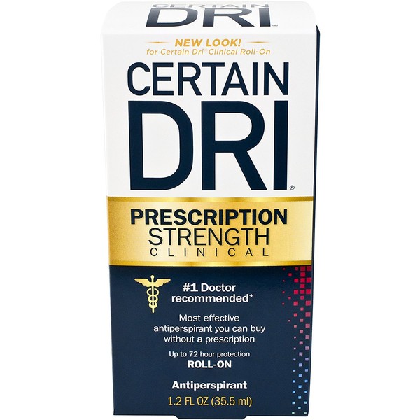 Certain Dri Anti-Perspirant, Roll-On, Pack of 3, 1.2 oz