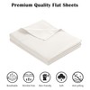 Yorkshire Bedding Single Flat Sheet 100% Egyptian Cotton 200 Thread