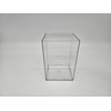 Acrylic pencil holder 1-compartment storage organizer multipurpose vanity desktop brush holder 6ea