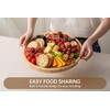 thetchry Charcuterie Board with Clear Lid,Travel Charcuterie Board with Single