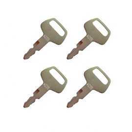4PCS Ignition Switch Keys HD62 40266850 41307-00007 Compatible with Hyundai Excavators Bobcat Mini-Excavators New Holland Case Nagano Sunward