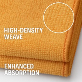 Microfiber Cleaning Cloths – All-Purpose, Lint-Free, Reusable Towels for Cleaning All Surfaces – Kitchen, Car, Glass, and More (10)