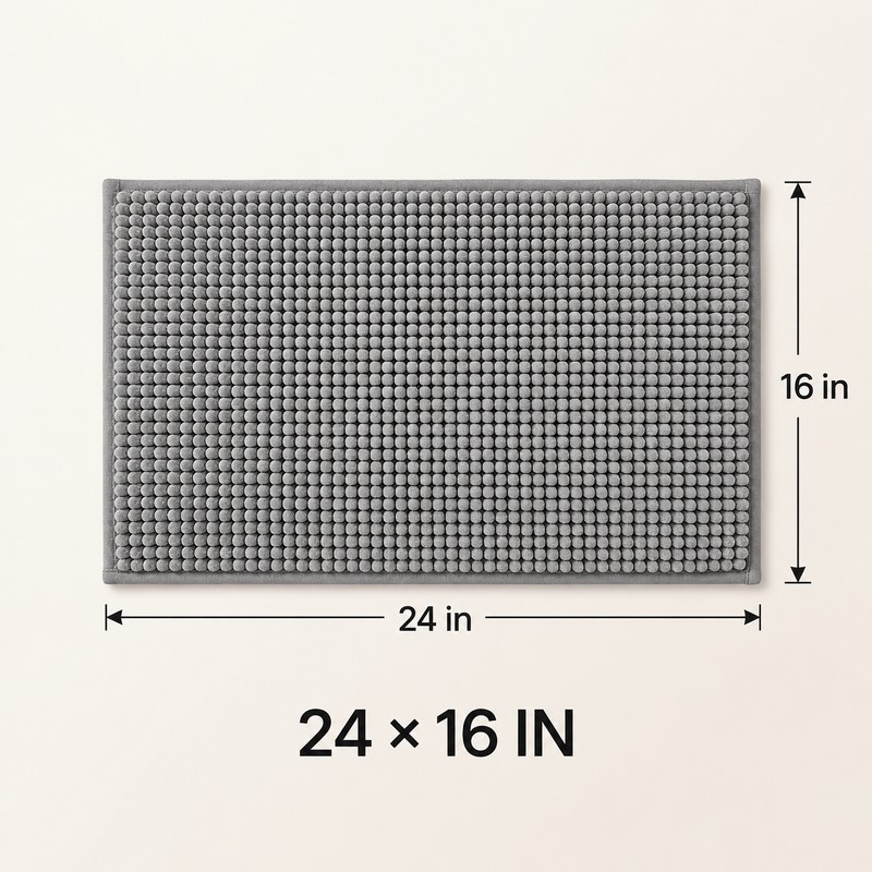 Super Water Absorbent Door Mat Indoor, Microfiber Quick Dry Chenille