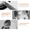 11-Piece Measuring Spoon Set, Stainless Steel Measuring Cup, Stainless Steel,