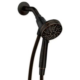 Moen Engage Magnetix Mediterranean Bronze 3.5-Inch Six-Function Detachable Handheld Showerhead with Magnetic Docking System, 26100BRB
