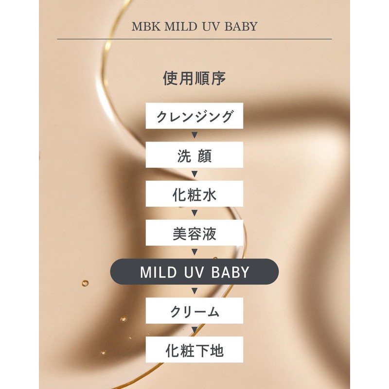 MBK Mild UV Gel Sunscreen Transparent Gel SPF27 PA+++ 1.1
