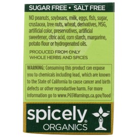 Spicely Organic Coriander Powder 0.45 Ounce ecoBox Certified Gluten Free