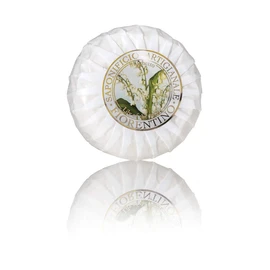Lily of the Valley Soap, Round, 3 Pieces Each 100 g, Handmade Italian Soap from Fiorentino