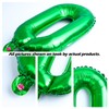 [52 PCS] 16" Foil Green Letter Balloons 2 Sets of