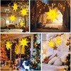 Pack of 2 Folding Star Christmas Paper Star Lampshade, 45