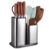 RedCall Kitchen Knife Holder,Stainless Steel Universal Knife Block Without Knives