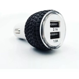 Maíz Plug In Cargador Para Auto 2puertos Usb 5v 2.1a Carga Rapida