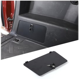 HIRUFAIT Trunk Safe Box Panel Compatible with Toyota FJ Cruiser 2007-2021 Accessories, Carbon Steel Trunk Left Storage Lock Box Panel Cover, Hidden Safe for Trunk Modification