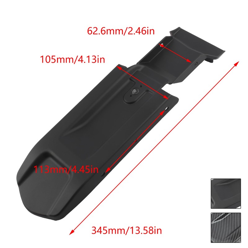 Motorcycle Surron Rear Seat Mudguard,Plastic Electric Dirt Bike Back Mud