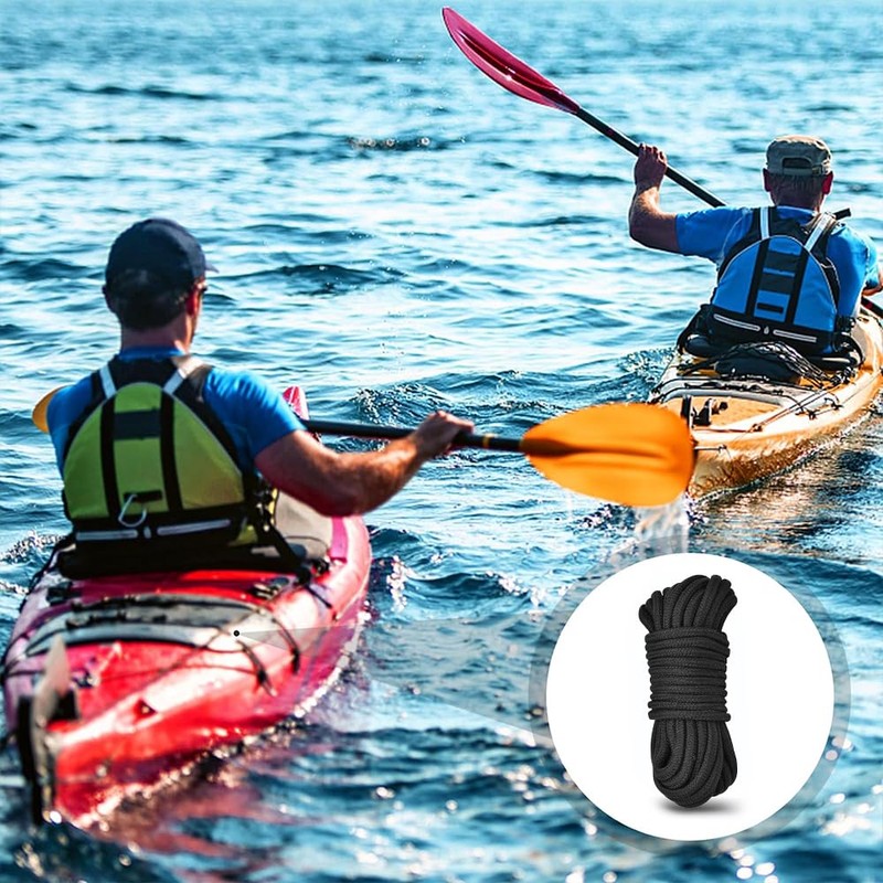 DAGORD Black Polypropylene Rope 10 mm Length 10 m Polypropylene