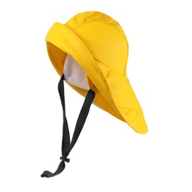 tomBrook Südwester Unisex Rain Hat - Waterproof Rain Hat with Adjustable Chin Strap and Inner Lining, yellow