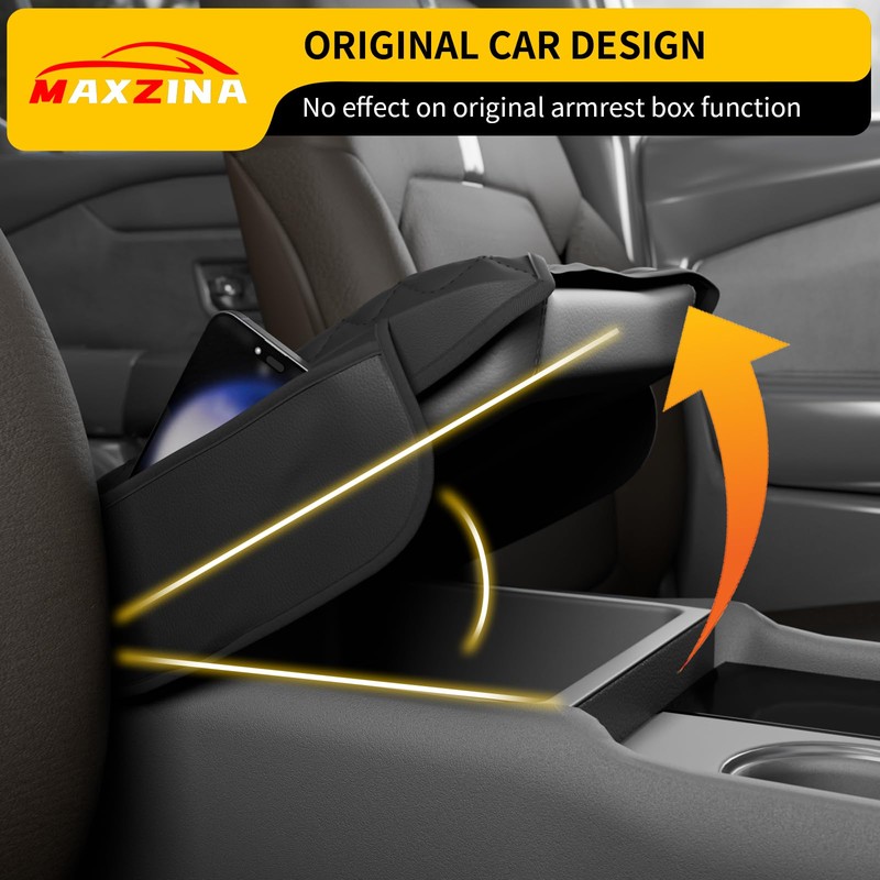 Maxzina Armrest Cover Compatible with 2023-2026 Honda Pilot & 2024-2026