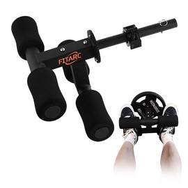 Fitarc Tib Bar, Tibialis Trainer, Tibia Dorsi Calf Raise Machine, Knees Over Toes Equipment for Strengthening Calves/Shins/Ankles, Fits 1" or 2" Olympic Weight Plates - Size: 1 inch Plate