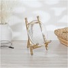 Bard's Satin Gold-toned Metal Easel, 5" H x 3.375" W