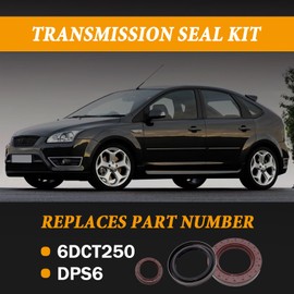 6DCT250 DPS6 Automatic Transmission Oil Seal Set Compatible with Ford Fiesta Focus B-MAX EcoSport 2011-2018, Transmission Seal Kit Replace All 6DCT250 DPS6 transmission part
