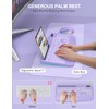Wireless Keyboard and Mouse Combo with 7 Colored Backlits, Wrist