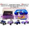 DUMAR MEGATREDZ YAMAHA RAPTOR 450R 700R FJ CRUISER 12V BATTERY