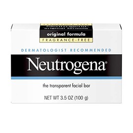 Neutrogena The Clear Facial Bar Fórmula original, sin fragancia, 3.50 oz, Paquete de 10                                                               