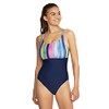 Speedo Traje de baño de una Pieza Ajustable con Cuello