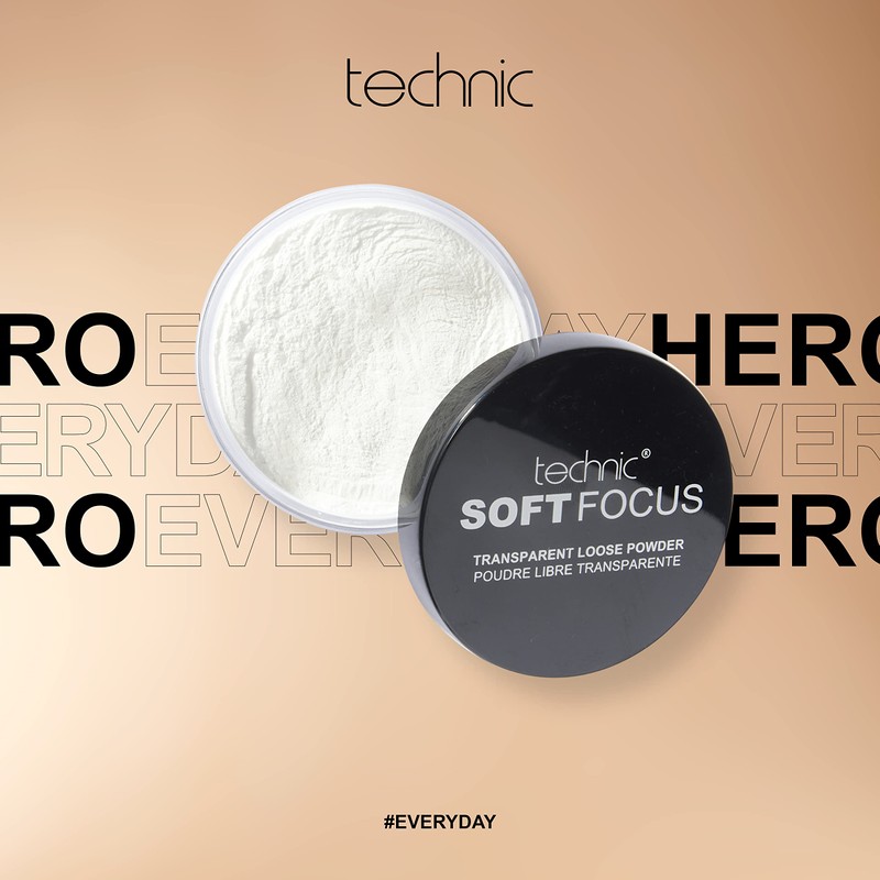 Technic Soft Focus Transparent Loose Powder - Silky & Lightweight