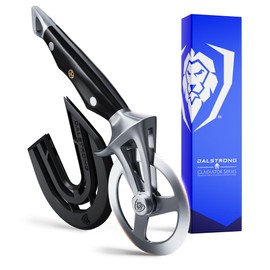 Dalstrong Pizza Wheel Cutter - The Orbit Razor Unique Pizza Wheel & Cutter -High-Carbon Heavy-Duty Stainless Steel - G10 Handle - Razor Sharp - Thumb Guard Protection & Blade Cover
