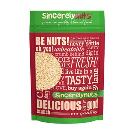 Sincerely Nuts Hulled Sesame Seeds | A Heart Healthy Snack Rich in Fiber, Minerals & Antioxidants | Source of Plant Based Protein | Gluten Free & Kosher, Bulk 3(LB) Bag