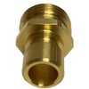 Orrco Brass Garden Hose Quick Connector - Male End -