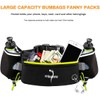 Adjustable Running Belt with Zip Pocket, 2 Water Bottles, 2