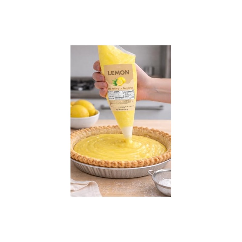 Lemon Pie Filling Easy Squeeze Bag, 2 lb – Thick