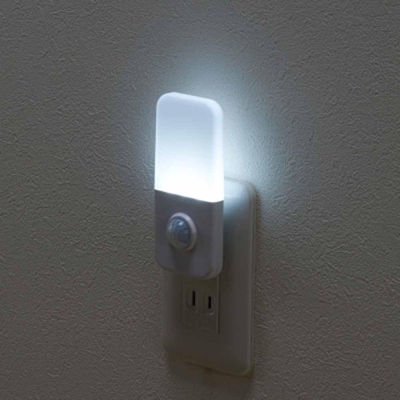 Yazawa NASMN22WH Night Light Human Sensory Light